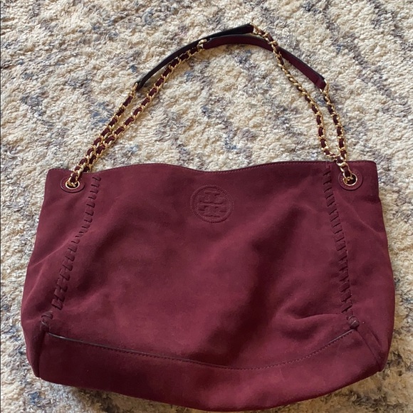 Suede Tory Burch bag - Picture 1 of 3